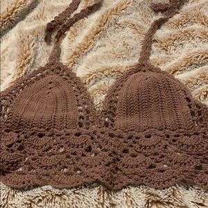 La hearts pacsun crochet top